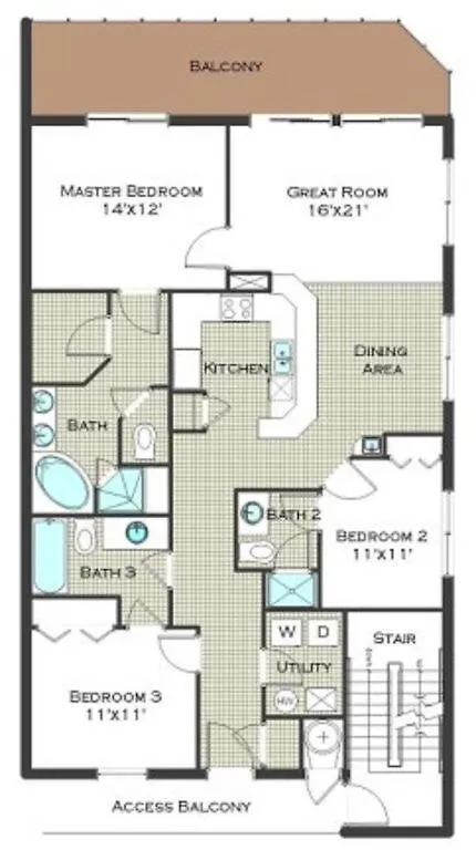 Calypso 2201E 3Br 3Ba Corner Unit 2 Sets Of Beach Chairs Panama City Beach 0*,